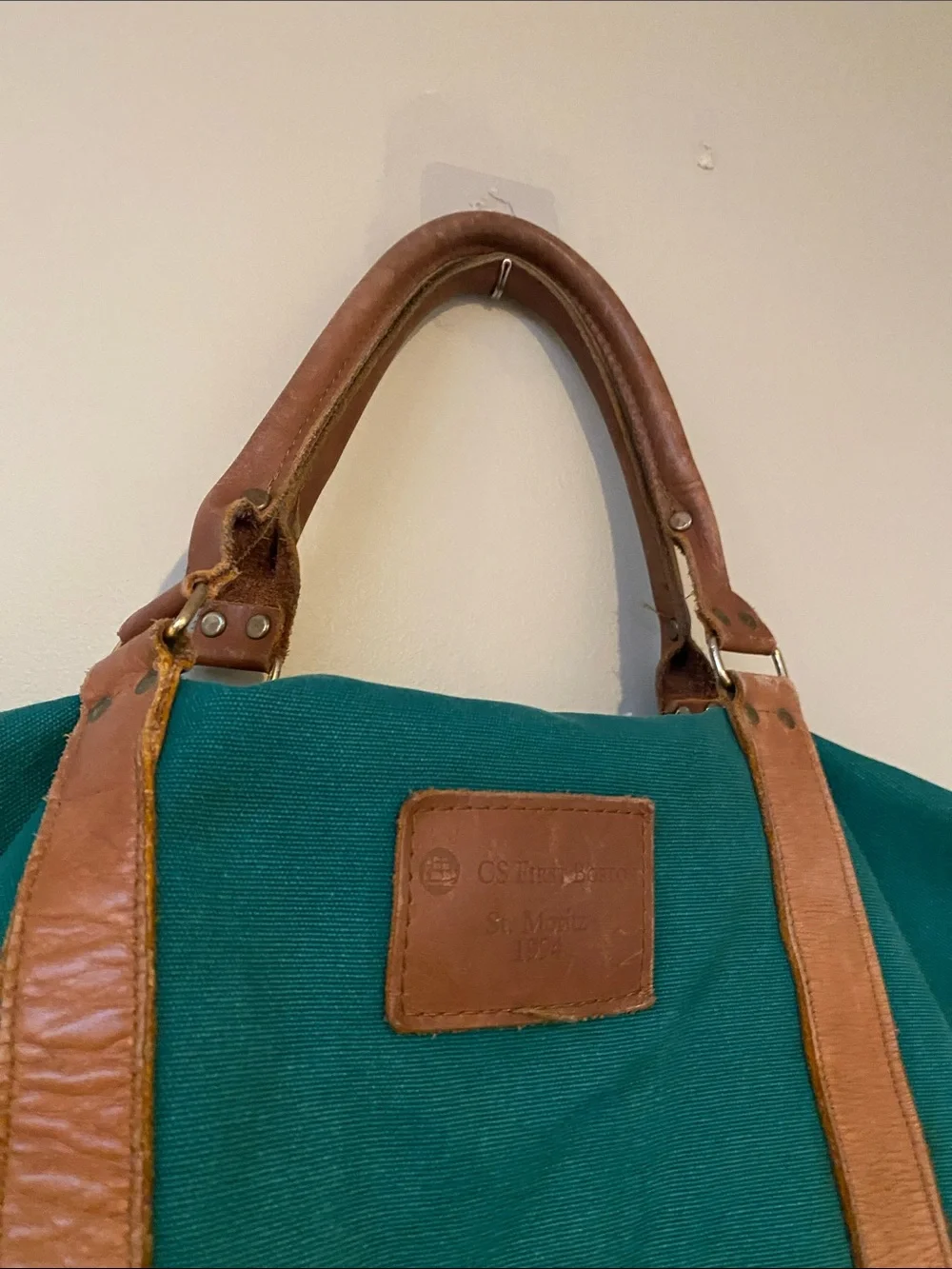 Vintage tote well worn